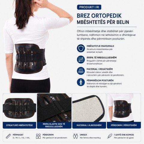 Mbështetëse Ortopedike për Mesin