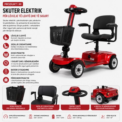 Skuter Elektrik për Persona me Aftësi të Kufizuara
