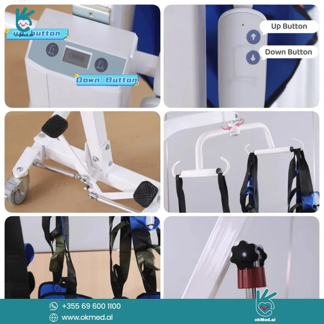 Electric Hoist for Lifting and Transferring Patients - Transfer & Hoists - okMed.al
