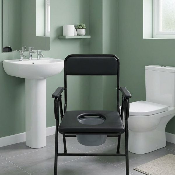 Karrige WC me Enë për Pacientë dhe të Moshuar