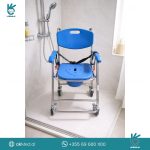 Karrige Tualeti për të Sëmurë dhe të Moshuar blu